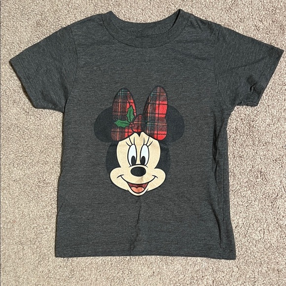 Holiday Minnie Mouse Kids T-Shirt - Picture 1 of 2
